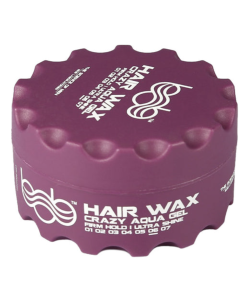 "BOB HAIR WAX CRAZY AQUAGEL FIRM HOLD ULTRA SHINE PURPLE 150ML "